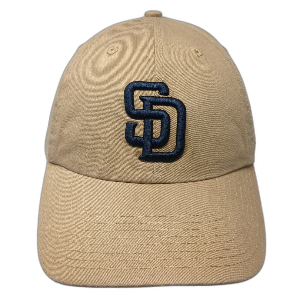 '47 San Diego Padres MLB Baseball Cap Brown Blue One Size Slideback Embroidered